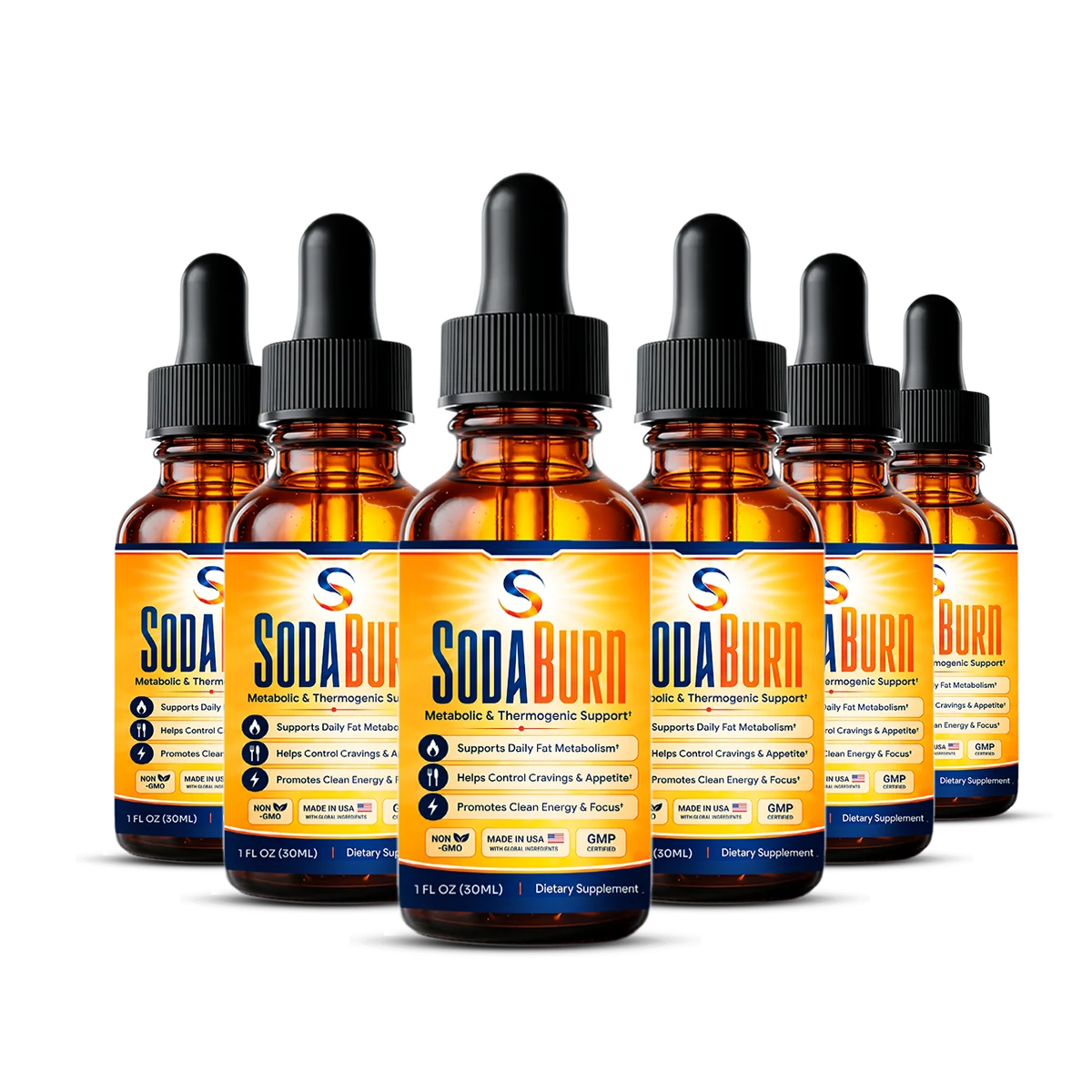 SodaBurn 6 bottles